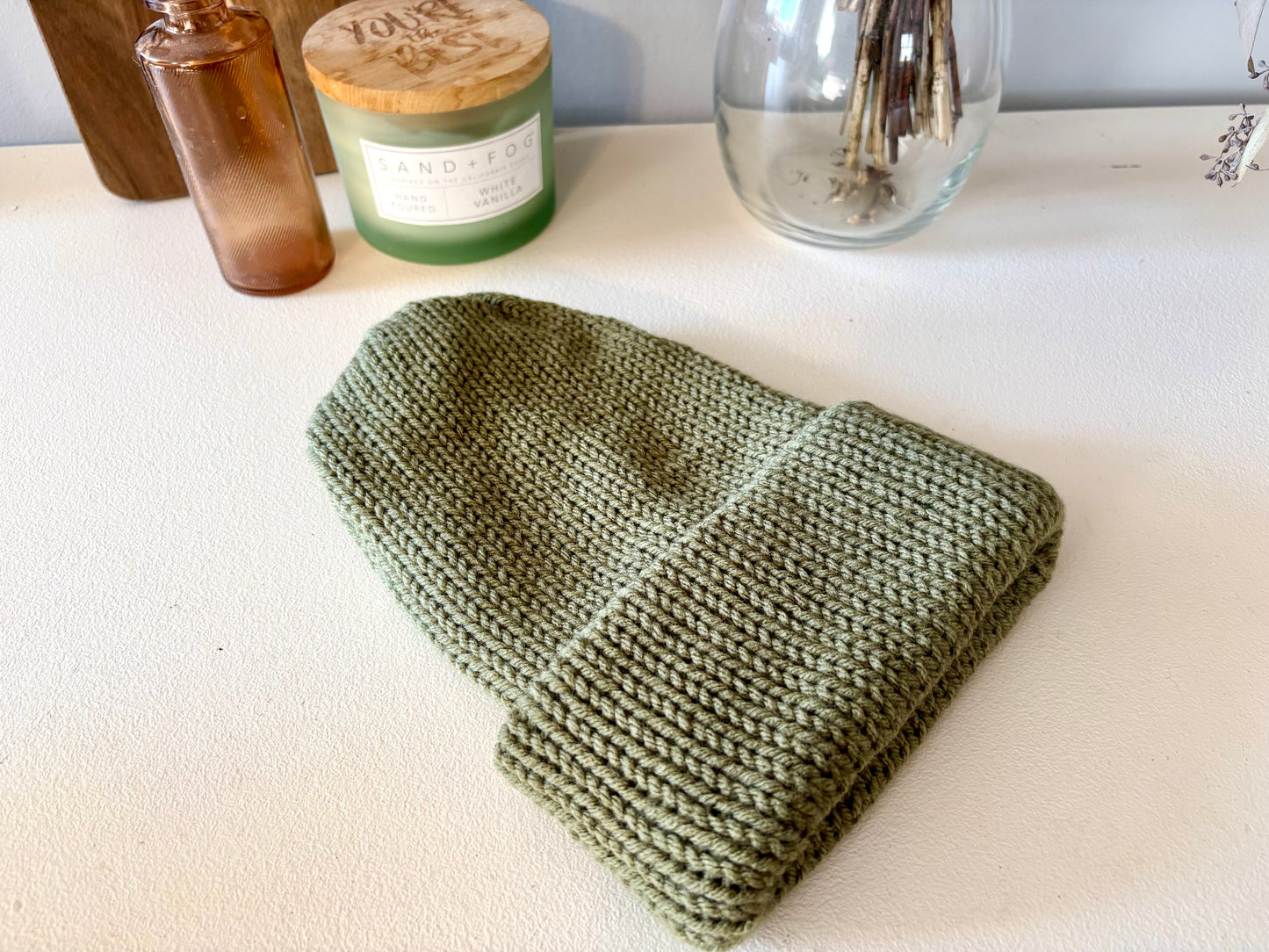 Camo Green Beanie