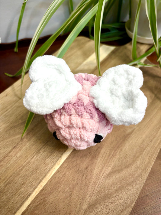 Bee My Valentine Plushie - Light Pink