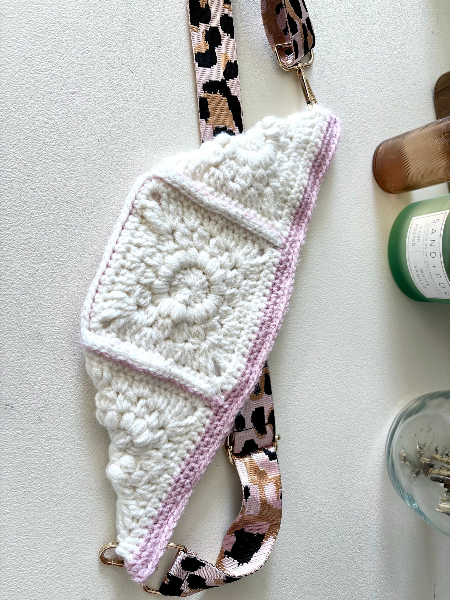 Flower Petal Cross Body Bag