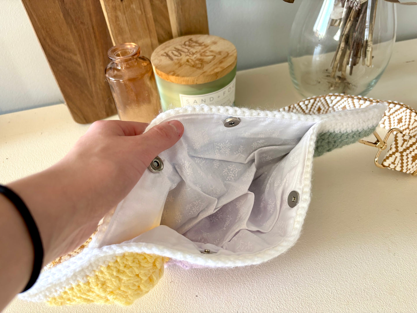 Spring Pastels Cross Body Bag