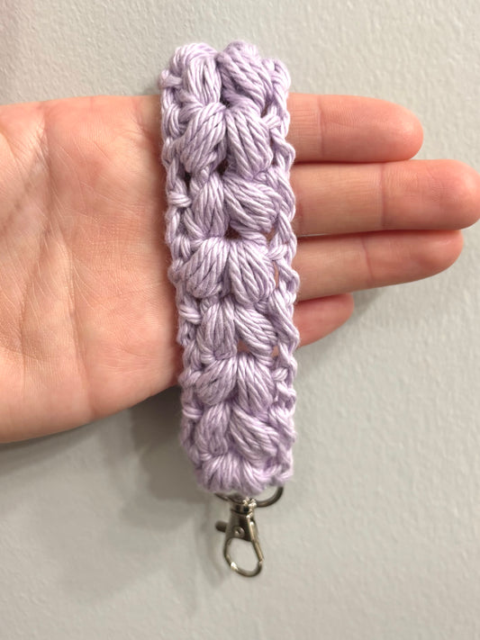 Lavender Keychain Wristlet