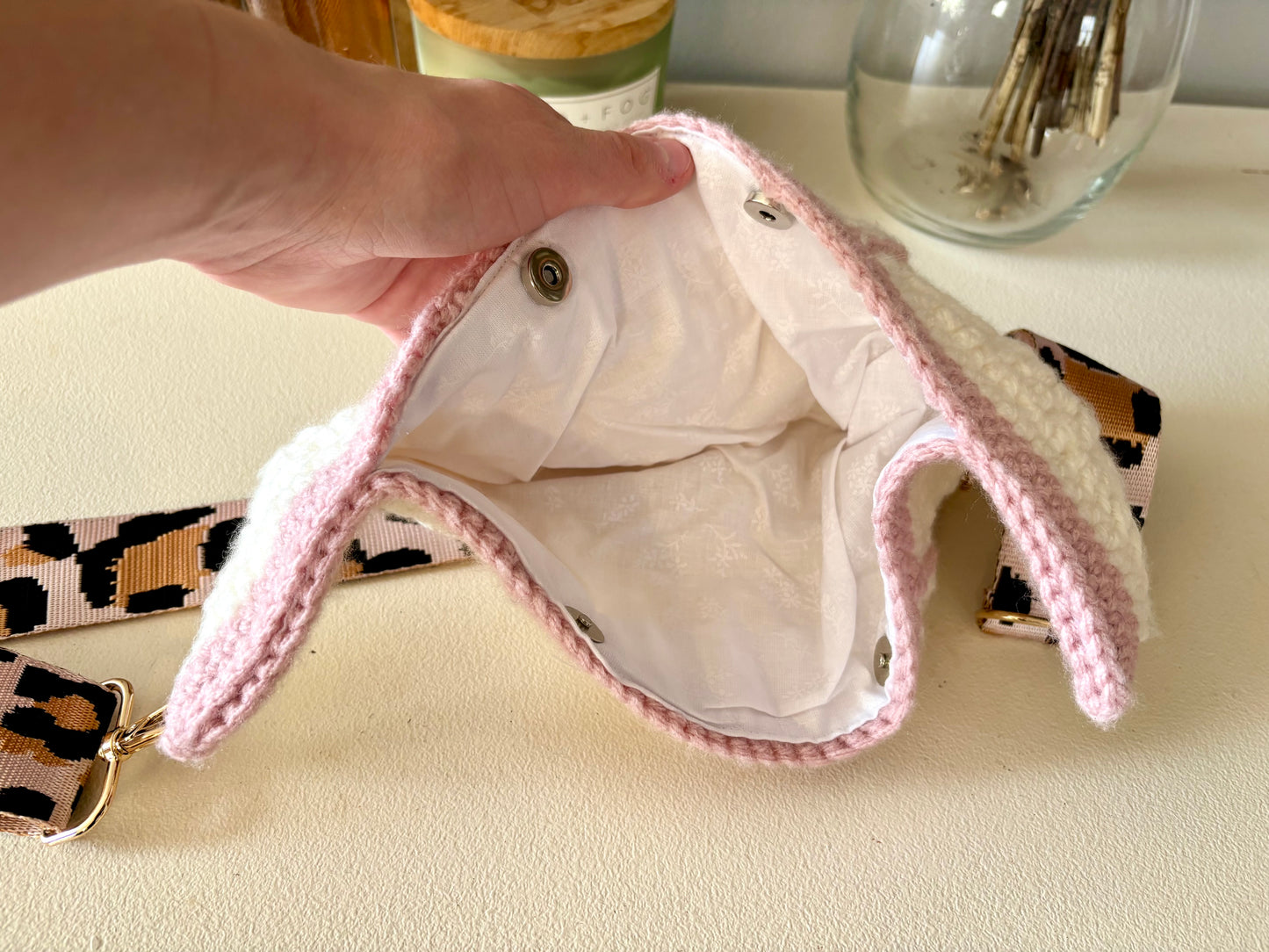 Flower Petal Cross Body Bag