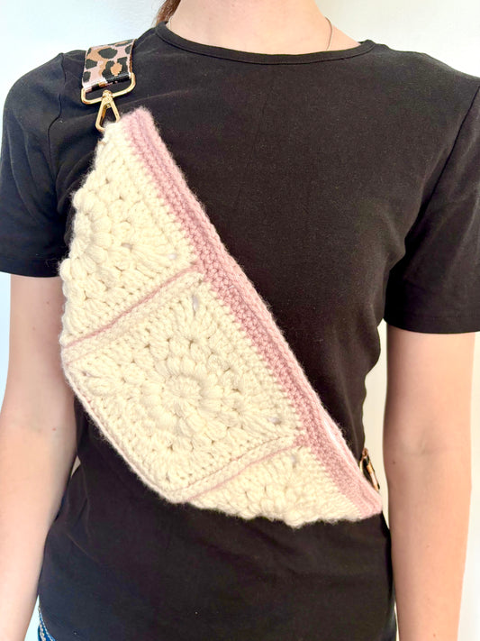 Flower Petal Cross Body Bag