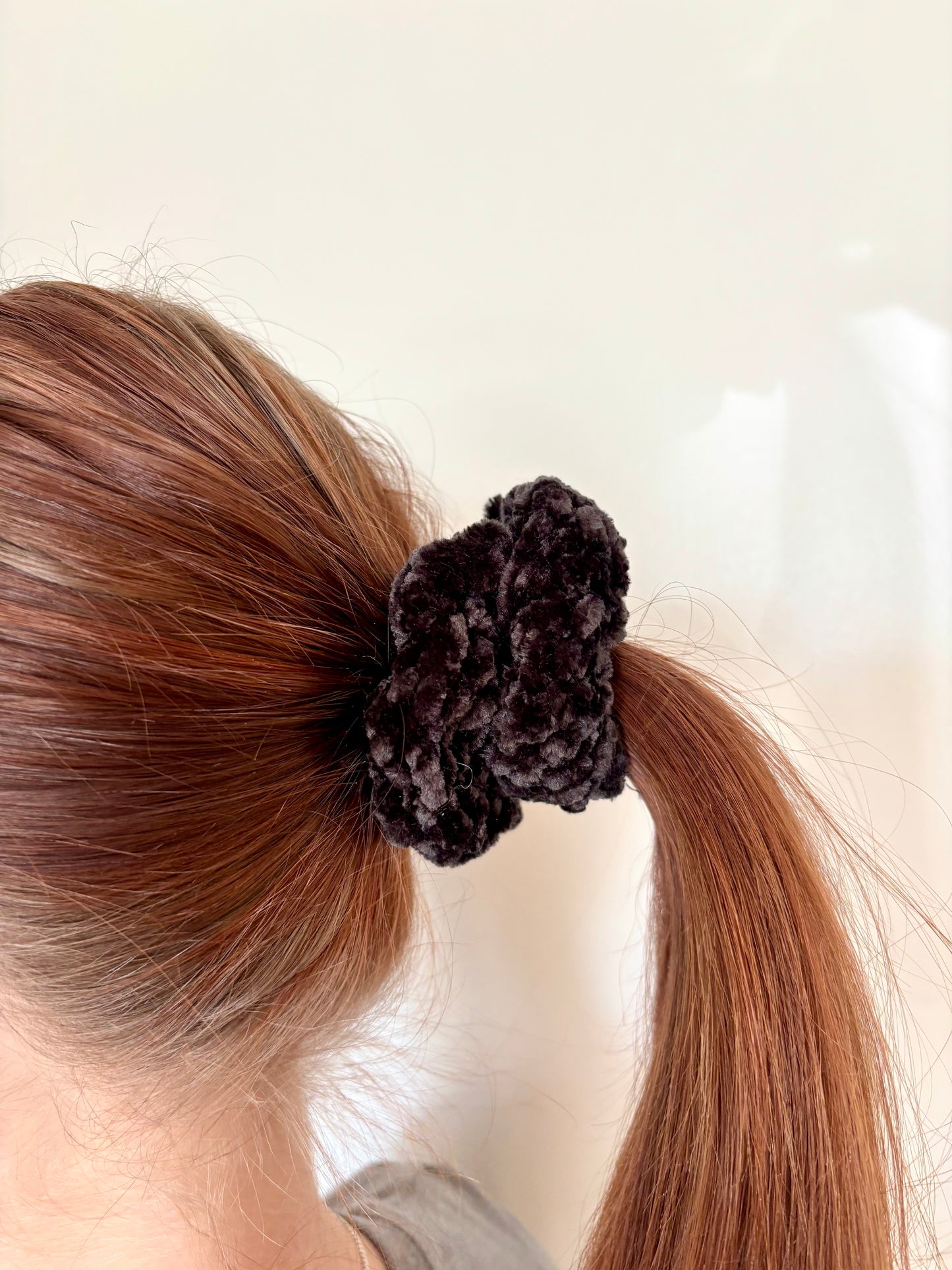 Velvet Scrunchie - Black