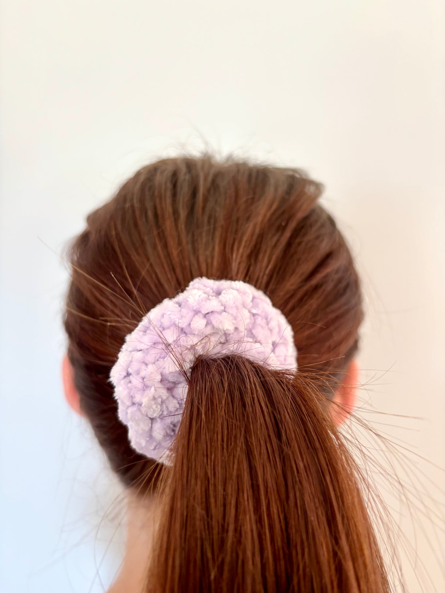 Velvet Scrunchie - Pale Purple