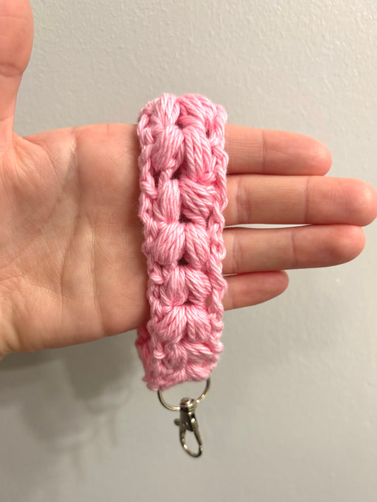 Flamingo Pink Keychain Wristlet